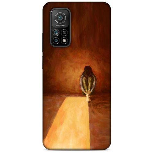 Xiaomi Mi 10T 5G Kılıf Depresyon (47) Crystal Flex Kılıf Siyah Kırmızı