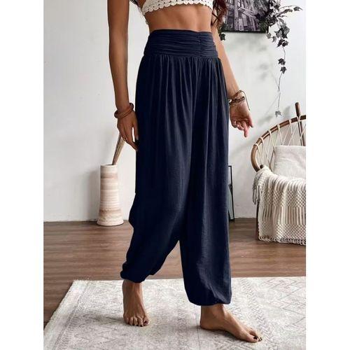 Kadın Yüksel Bel Yoğun Büzgü Detaylı Aerobin Pantolon