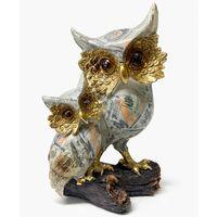 Dolar Baskılı Özel Tasarım İkili Polyester Baykuş