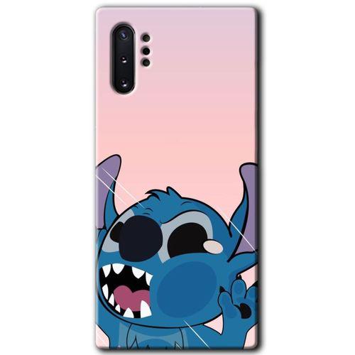 Galaxy Note 10 Plus Kılıf HD Desen Baskılı Arka Kapak - Stitch