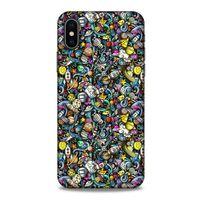 Graffitix (48) Desenli Silikon Kapak Apple iPhone XS Kılıf