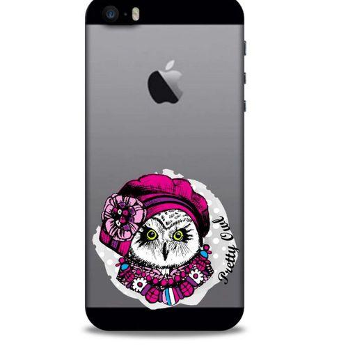 Zoologix (91) Apple iPhone SE Şeffaf Kılıf Silikon Desenli