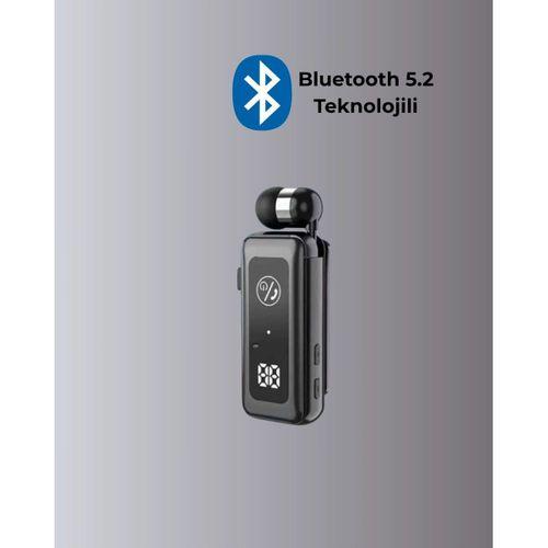 Dijital Ekranlı Ve Hızlı Şarjlı Bluetooth 5.2 Makaralı Kulaklık
