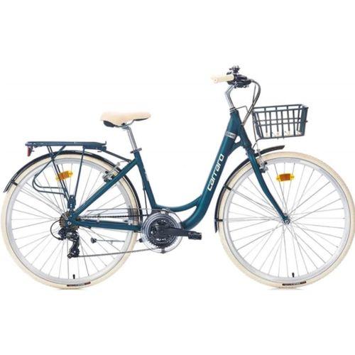 Carraro Juliet 28 Jant 21 vites Şehir Bisikleti Mat Mavi-Krom 43 cm