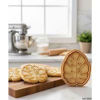 Monstera Yaprak Sekillendirici Kalip Kurabiye Hamur Kesici Oyun ve Seker Hamuru Seti