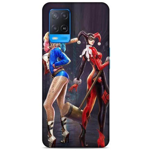 Oppo A54 4G Uyumlu Kılıf Harley Quinn (19) Kılıfları Kestane