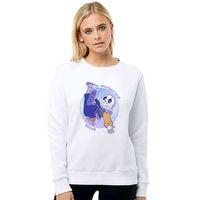 Undertale Sans Baskılı Beyaz Kadın Sweatshirt