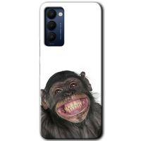 MRCİLETİSİM Tecno Camon 18T Kılıf HD Desen Baskılı Arka Kapak+Temperli Cam - Şıpsevdi Aşk