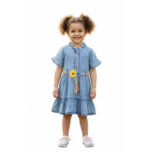 Kız Çocuk Kot Elbise BGL-ST05202