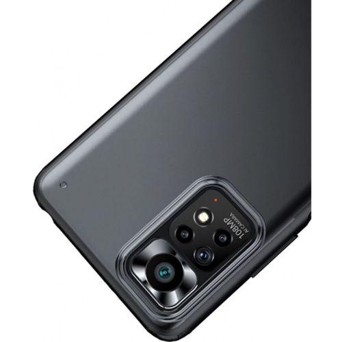 Xiaomi Redmi Note 11s Kılıf Volks Serisi Kenarları Silikon Arkası Şeffaf Sert Kapak - Lacivert