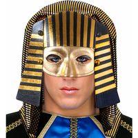 Mısırlı Maskesi Lastik Atlı Firavun Maskesi 21x23 Cm