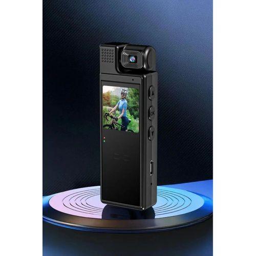 4k 180 Derece Vücut Kamerası Wifi Gece Görüşlü Aksiyon Kamerası