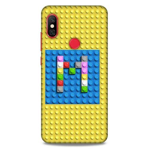 Lopard Xiaomi Mi A2 Lite Uyumlu Kılıf BloX (24) Darbe Emici Kılıf M Harfi