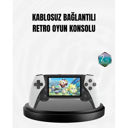 4.3 İnç Ekranlı Retro Oyun Konsolu – 64 Gb Hafızalı, Şarjlı Ve Multimedya Destekli