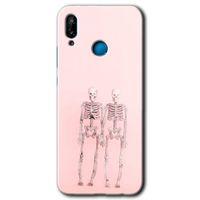 Huawei P20 Lite Kılıf HD Desen Baskılı Arka Kapak - Yaşayan Çift