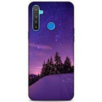Lopard Oppo Realme 5i Uyumlu Kılıf Gece'S (4) Koruma Kılıfı Mor