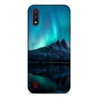 Lopard Samsung Galaxy A01 Uyumlu Kılıf Gece'S (35) Fit Design Kılıf Kuzey Işıkları