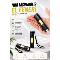 Işıldak El Feneri Kamp Lambası Mini Taşınabilir Acil Durum Lambası Fener Led Işık