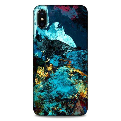 Lopard Apple iPhone XS Max Uyumlu Kılıf Soyut Sanat (40) Desenli Fit Silikon Kılıf
