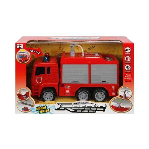 Eğitici Oyuncak Sunman Sesli ve Işıklı Su Fışkırtan İtfaiye Aracı 24 cm