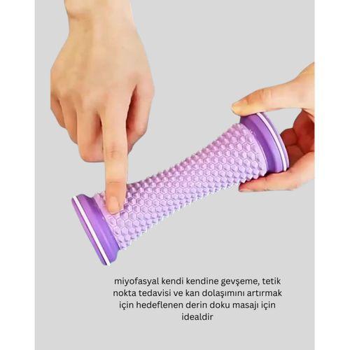 Ayak Masaj Rulosu Akupresur Silindir Kas Gevşetici Taşınabilir