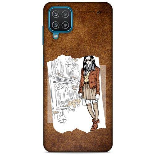 Lopard Samsung Galaxy A12 Uyumlu Kılıf Sokak Modası (92) Rugged Armor Kılıf