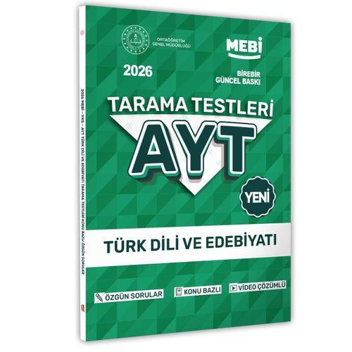 2026 YKS-AYT MEBİ-OGM Türk Dili Ve Edebiyatı Özgün Tarama Testleri Kitabı A4 Boyut BASKI ÜCRETİ