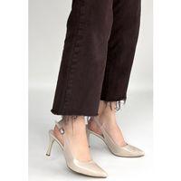 Uster Bej Rugan Topuklu Ayakkabı