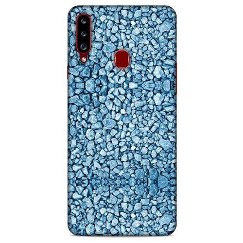 Samsung Galaxy A20s Kılıf Baskılı Özel Seri Taşlı (22) Tam Koruma Kılıfı