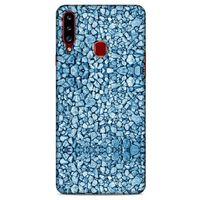 Samsung Galaxy A20s Kılıf Baskılı Özel Seri Taşlı (22) Tam Koruma Kılıfı