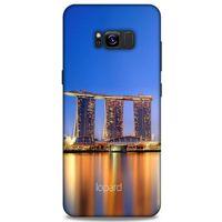 Samsung Galaxy S8 Plus Kılıf Dünya Mimarisi (46) Core Armor Kılıf Marina Bay Sands Singapur