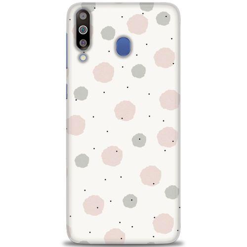 Samsung Galaxy M30 Kılıf HD Baskılı Kılıf - Soft Benekler + Tam Ekran Koruyucu