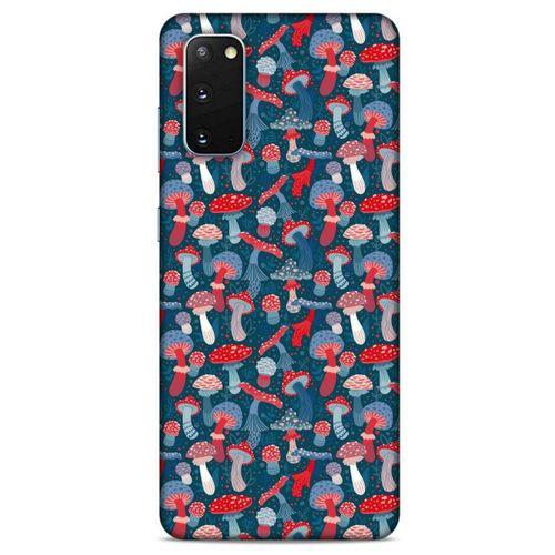 Frutix Mantar 03 Samsung Galaxy S20 Kılıf Desenli Silikon