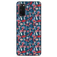 Frutix Mantar 03 Samsung Galaxy S20 Kılıf Desenli Silikon