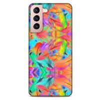 Lopard Samsung Galaxy S21 Uyumlu Kılıf Tüyler (32) Soft Silikon Kılıf