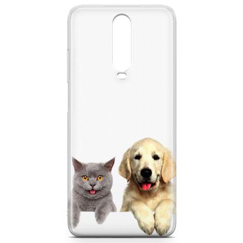 Xiaomi Redmi K30 Kılıf Scottish Fold Kedi Ve Köpek Arka Kapak Koruma Desenli Full Koruyucu