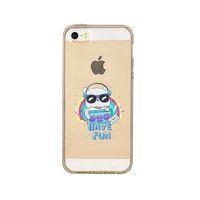 iPhone 5 Have Fun Desenli Premium Şeffaf Silikon Kılıf