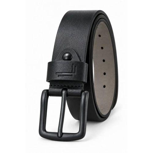 Erkek Siyah 3,5 Cm Metal Tokalı Kot Ve Kumaş Pantolon Kemeri