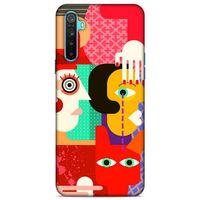 Lopard Oppo Realme 6i Uyumlu Kılıf Soyut Sanat (15) Baskılı Antişok Kılıf