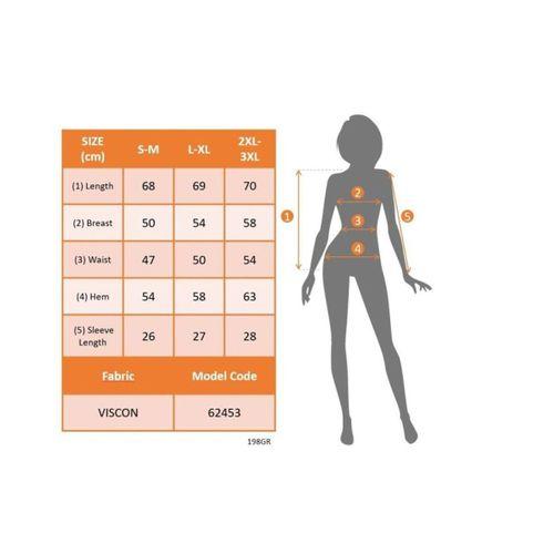 Kadın Kısa Kollu Bisiklet Yakalı önleri Nervürlü Viskon Bluz