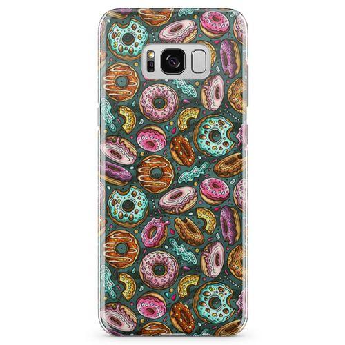 Samsung Galaxy S8 Kılıf Donutlar Arka Kapak Koruma Desenli Full Koruyucu