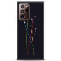 Samsung Galaxy Note 20 Ultra Kılıf HD Baskılı Kılıf - Uçaklar + Tam Ekran Koruyucu