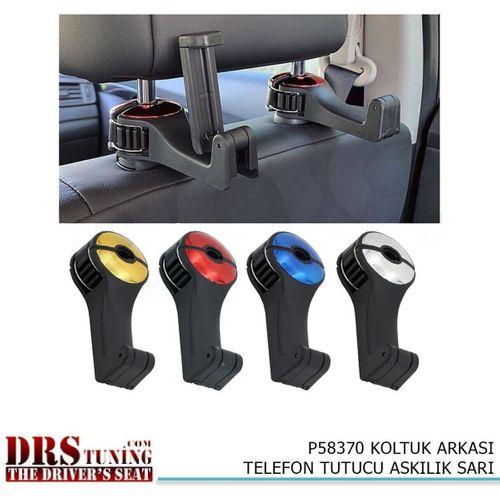 Koltuk Arkası Telefon Tutucu Askılık Mavi