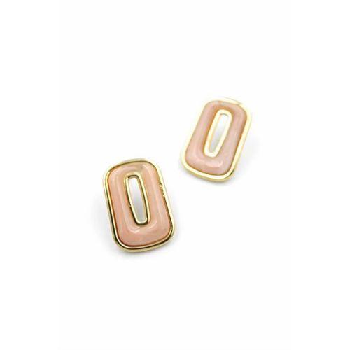 Taşlı Küpe - Pembe