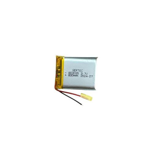 803035 3.7V 800 MAh Li-Polymer Pil (Devreli/1.5A)