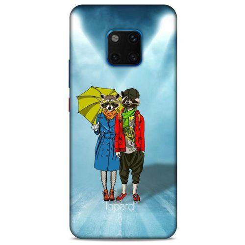 Huawei Mate 20 Pro Kılıf FunnyMaX (47) Crystal Flex Kılıf Cam Göbeği