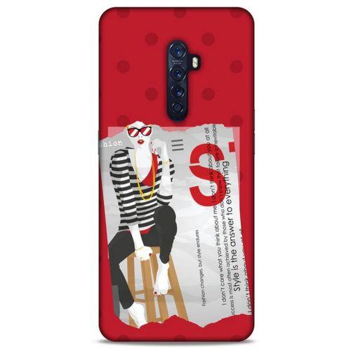 Sokak Modası 44 Oppo Reno 2 Kılıf Desenli Silikon