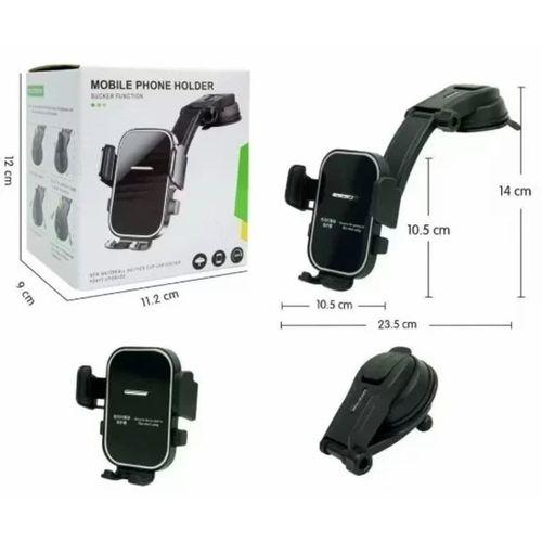 Torpido Üstü Vakumlu Araç Telefon Tutucu Ayarlanabilir Uzun Kollu