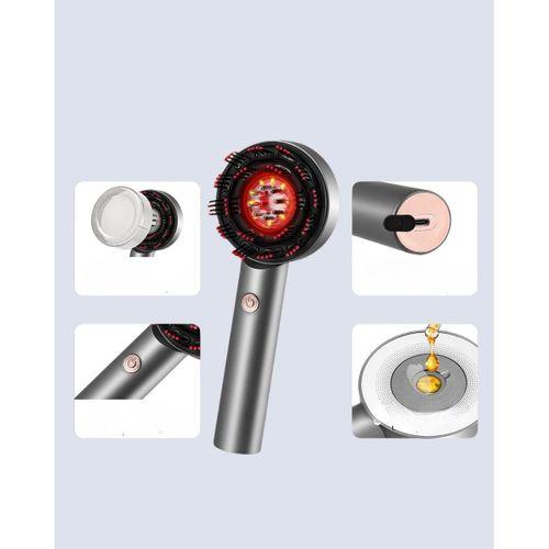 Saç Büyüme Destekleyici Elektrikli Masaj Tarak Yağ Aplikatörlü