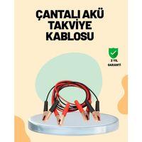 1200 Amper Jumper Kablo 2 Metre Bakır Uçlu Araç Takviye Seti